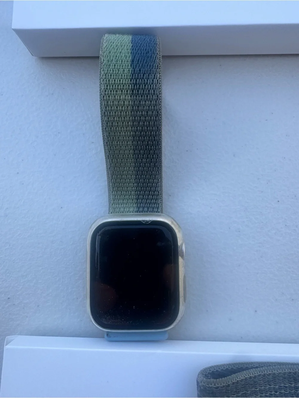 Apple Watch Series 7 Aluminum Case 45mm w/ Charging Cable & 2 Watch bands